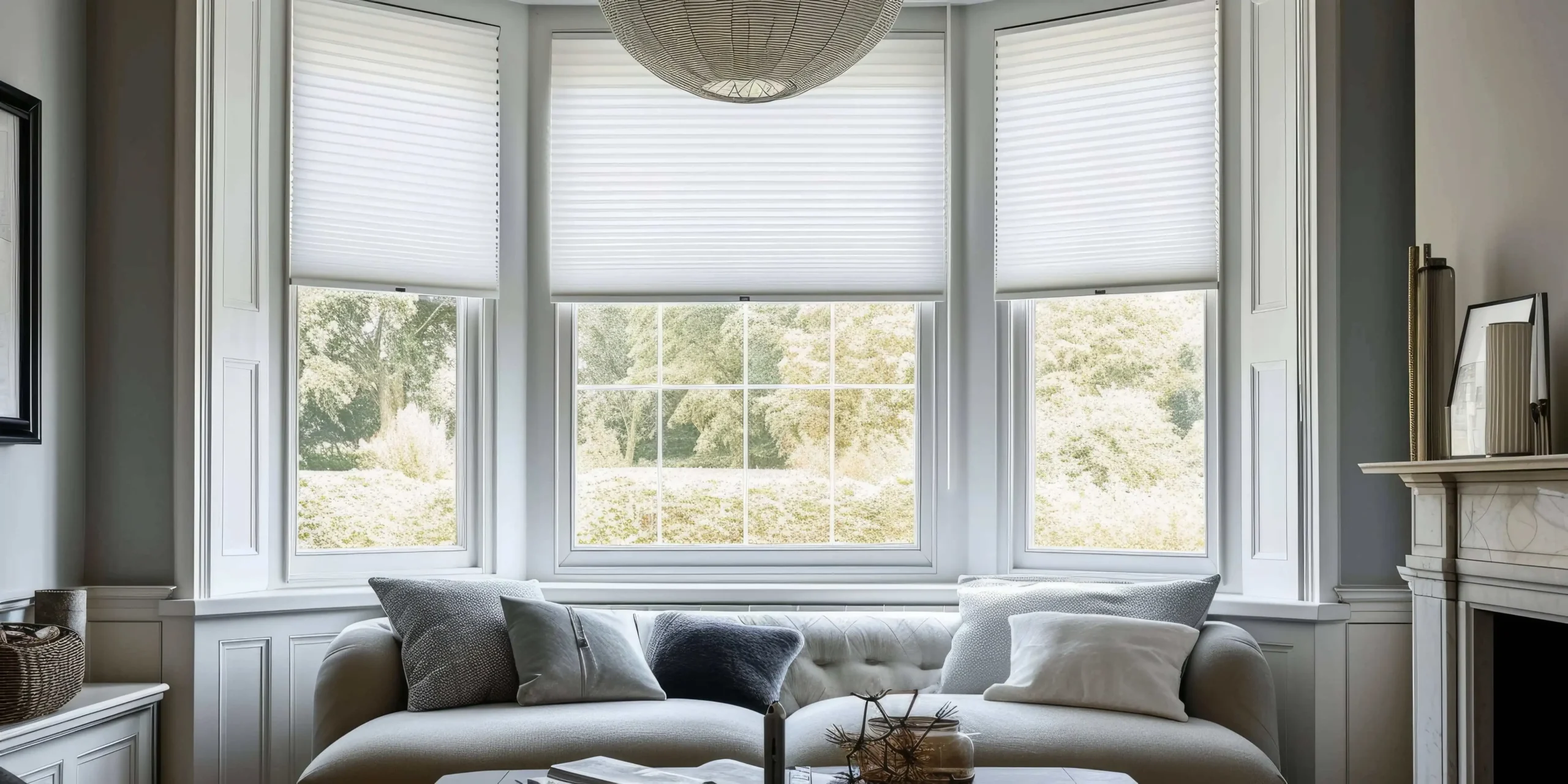 Żaluzje plisowane na oknach - fotografia produktu z biblioteki MORENO